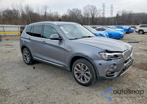 2016 BMW X3 xDrive28I z USA, uszkodzony, nr VIN 5UXWX9C56G0D88347